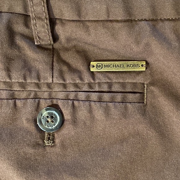 Michael Kors Gramercy Fit Wide Leg Dress pants in brown size 12 - Picture 13 of 13